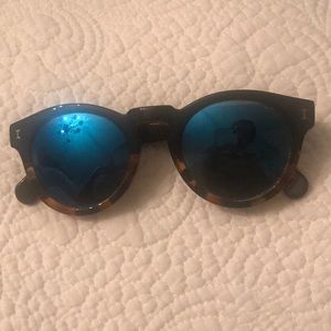 Blue Illesteva Sunglasses